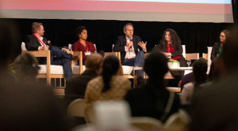 A panel discusses decarbonization